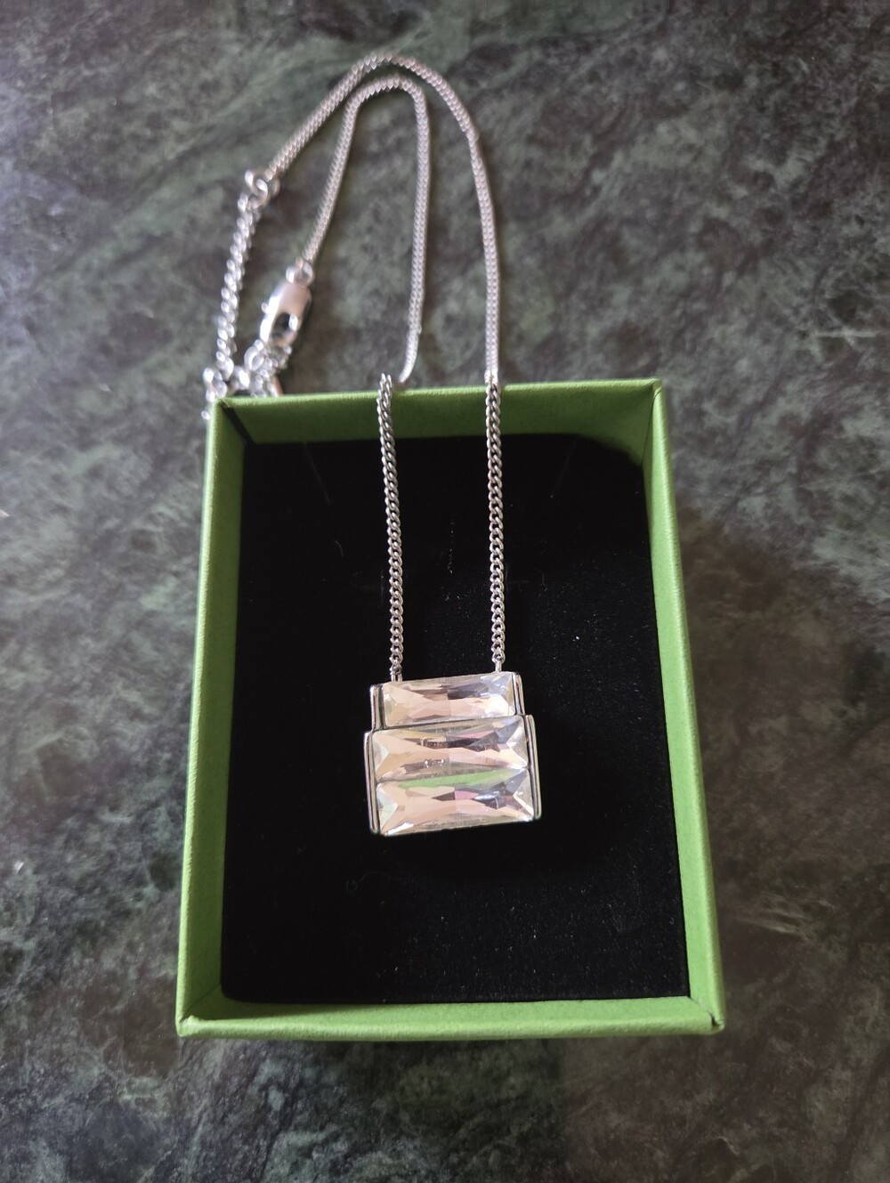Vintage Kenneth Cole Faceted Crystal Necklace